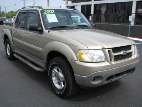 Harvest Gold Metallic 2002 Ford Explorer Sport Trac 