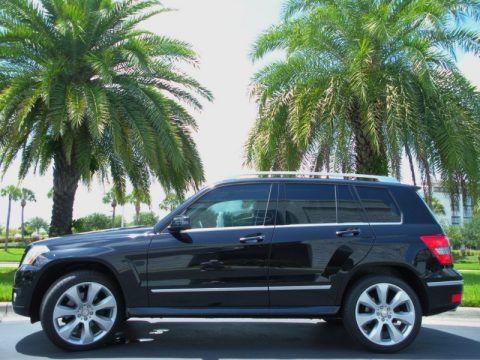 Obsidian Black Metallic 2010 Mercedes-Benz GLK 350 4Matic