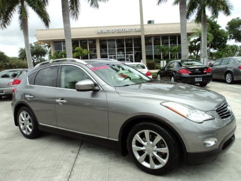 Platinum Graphite Gray 2008 Infiniti EX 35 Journey