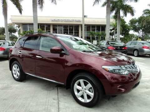 Merlot Metallic 2009 Nissan Murano SL