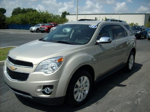 Gold Mist Metallic 2011 Chevrolet Equinox LT