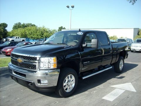 Black 2011 Chevrolet Silverado 3500HD LTZ Crew Cab 4x4 Black 2011 Chevrolet Silverado 3500HD LTZ Crew Cab 4x4