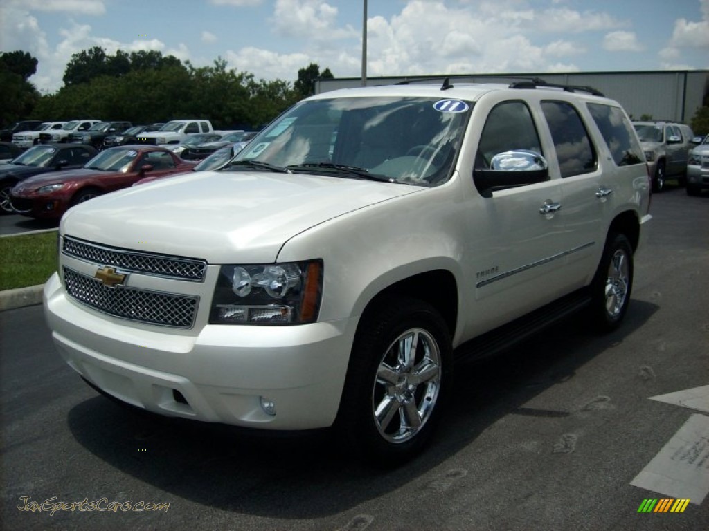 2011 Chevrolet Tahoe LTZ in White Diamond Tricoat 366251 Jax Sports