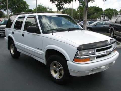 Summit White 2000 Chevrolet Blazer Trailblazer