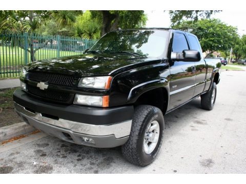 Black 2004 Chevrolet Silverado 2500HD LT Extended Cab 4x4 Black 2004 Chevrolet Silverado 2500HD LT Extended Cab 4x4