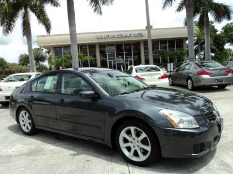 Dark Slate Metallic 2007 Nissan Maxima 3.5 SE Dark Slate Metallic 2007 Nissan Maxima 3.5 SE