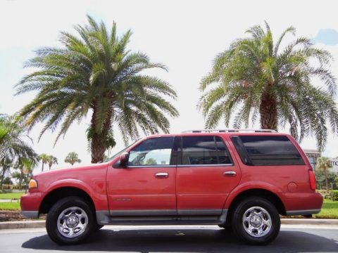 Laser Red Metallic 2001 Lincoln Navigator 4x4