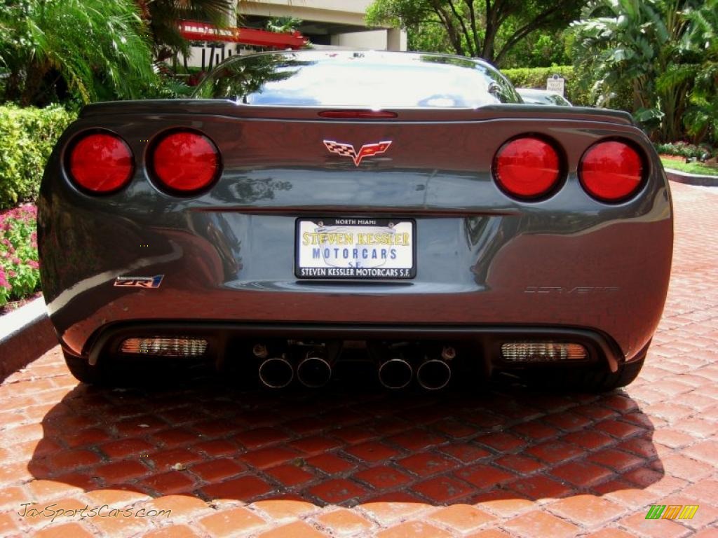 2009 Corvette ZR1 - Cyber Gray Metallic / Ebony/Titanium Gray photo #8