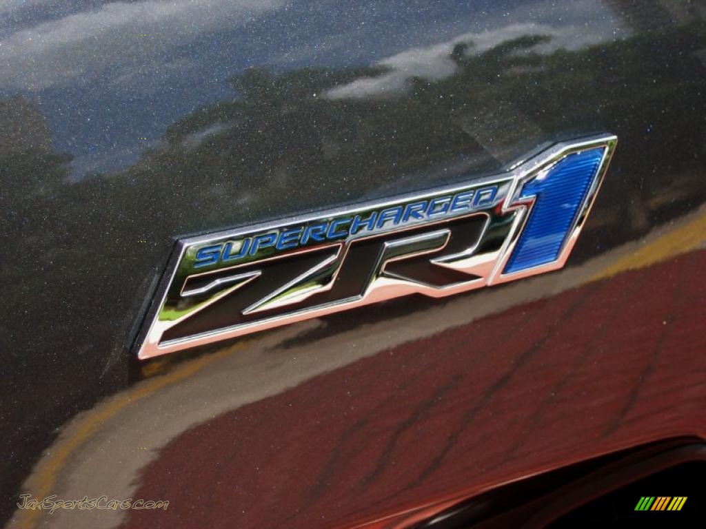 2009 Corvette ZR1 - Cyber Gray Metallic / Ebony/Titanium Gray photo #42