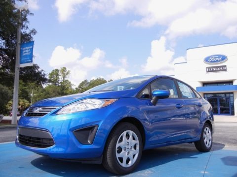 Blue Flame Metallic 2011 Ford Fiesta SE Sedan