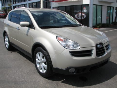 Harvest Gold Metallic 2007 Subaru B9 Tribeca Limited 7 Passenger