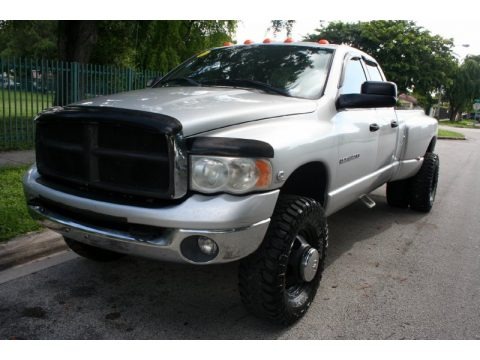 Bright Silver Metallic 2003 Dodge Ram 3500 SLT Quad Cab 4x4 Dually Bright Silver Metallic 2003 Dodge Ram 3500 SLT Quad Cab 4x4 Dually