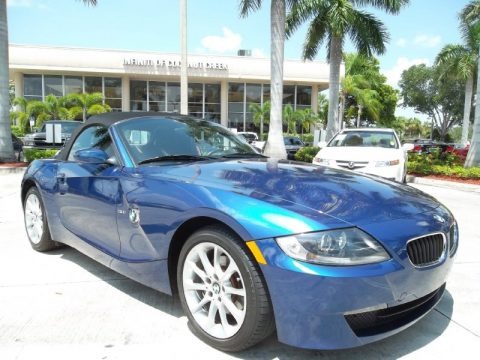 Montego Blue Metallic 2008 BMW Z4 3.0i Roadster