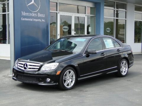 Black 2010 Mercedes-Benz C 350 Sport
