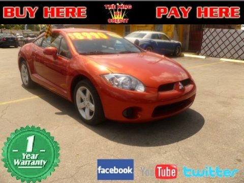 Sunset Orange Pearlescent 2006 Mitsubishi Eclipse GS Coupe