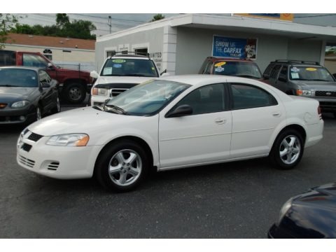Stone White 2006 Dodge Stratus SXT Sedan