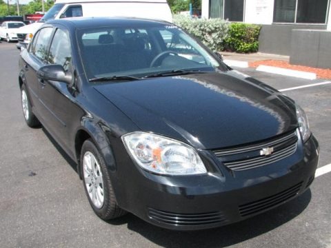 Black 2010 Chevrolet Cobalt LT Sedan