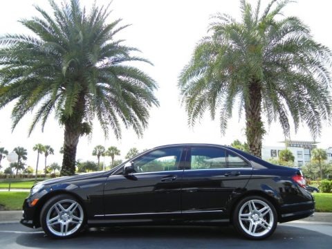 Black 2008 Mercedes-Benz C 350 Sport