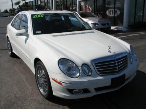 Arctic White 2007 Mercedes-Benz E 350 Sedan Arctic White 2007 Mercedes-Benz E 350 Sedan