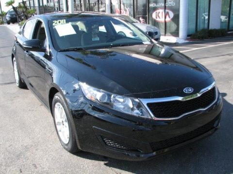 Ebony Black 2011 Kia Optima LX Ebony Black 2011 Kia Optima LX