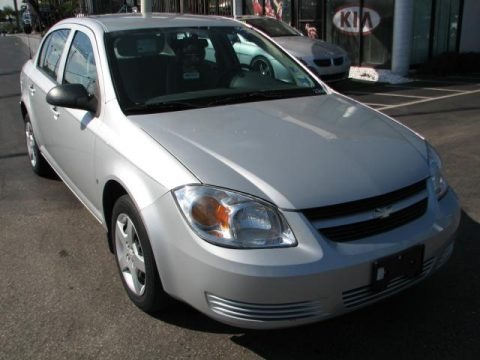 Ultra Silver Metallic 2007 Chevrolet Cobalt LS Sedan