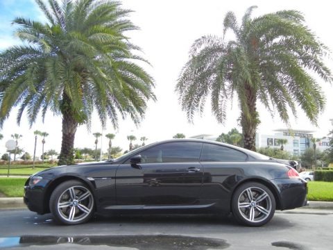Black Sapphire Metallic 2007 BMW M6 Coupe