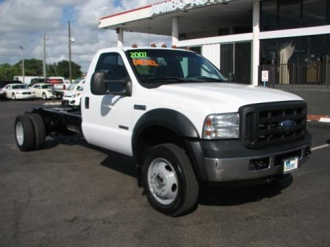 Oxford White 2007 Ford F450 Super Duty XL Regular Cab Chassis Oxford White 2007 Ford F450 Super Duty XL Regular Cab Chassis