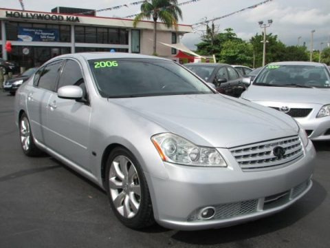 Liquid Platinum Metallic 2006 Infiniti M 35 Sedan