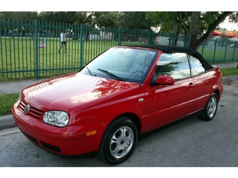 Tornado Red 2001 Volkswagen Cabrio GLX Tornado Red 2001 Volkswagen Cabrio GLX