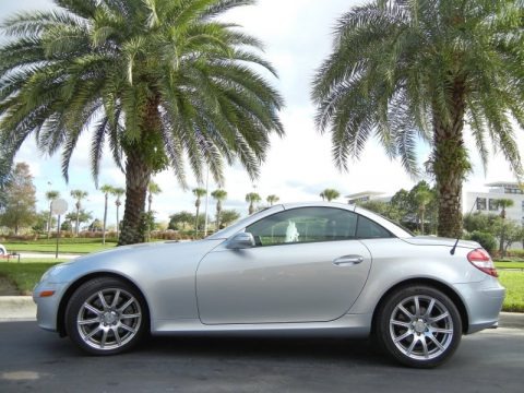 Iridium Silver Metallic 2007 Mercedes-Benz SLK 350 Roadster Iridium Silver Metallic 2007 Mercedes-Benz SLK 350 Roadster