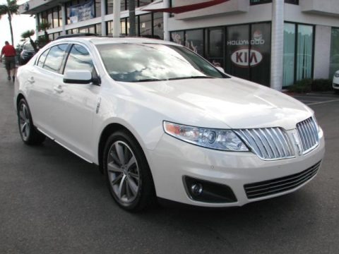 White Chocolate Tri-Coat 2009 Lincoln MKS Sedan