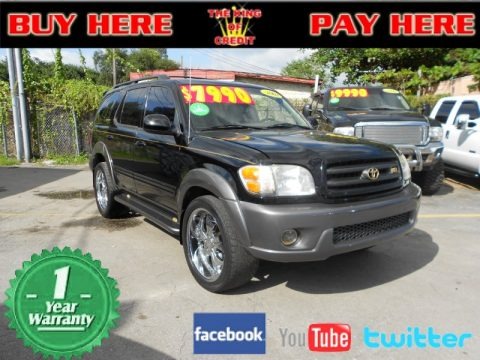Black 2003 Toyota Sequoia Limited Black 2003 Toyota Sequoia Limited