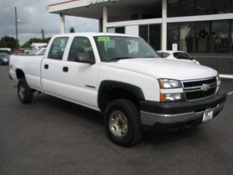 Summit White 2007 Chevrolet Silverado 2500HD Classic LS Crew Cab 4x4 Summit White 2007 Chevrolet Silverado 2500HD Classic LS Crew Cab 4x4