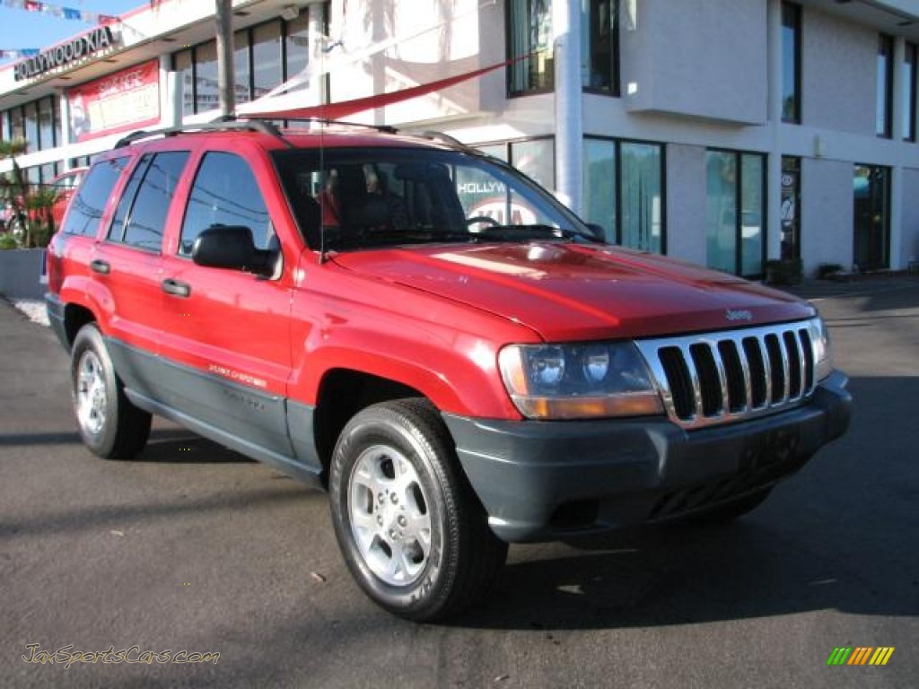 Flame Red / Taupe Jeep Grand Cherokee Laredo