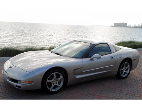 Machine Silver Metallic 2004 Chevrolet Corvette Coupe