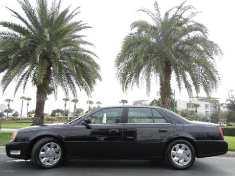 Sable Black 2001 Cadillac DeVille DTS Sedan Sable Black 2001 Cadillac DeVille DTS Sedan