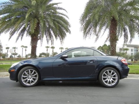 Caspian Blue Metallic 2006 Mercedes-Benz SLK 350 Roadster Caspian Blue Metallic 2006 Mercedes-Benz SLK 350 Roadster