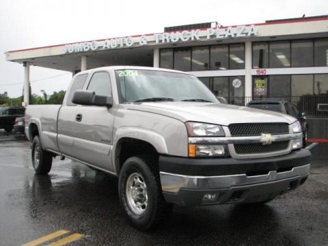 Silver Birch 2004 Chevrolet Silverado 2500HD LS Extended Cab 4x4 Silver Birch 2004 Chevrolet Silverado 2500HD LS Extended Cab 4x4