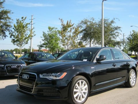 Brilliant Black 2012 Audi A6 3.0T quattro Sedan