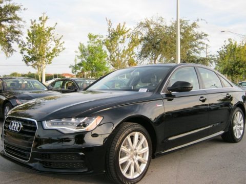 Brilliant Black 2012 Audi A6 3.0T quattro Sedan