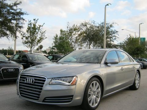 Quartz Grey Metallic 2012 Audi A8 L 4.2 quattro Quartz Grey Metallic 2012 Audi A8 L 4.2 quattro