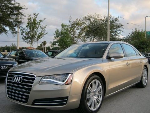 Savana Beige Pearl Effect 2012 Audi A8 L 4.2 quattro Savana Beige Pearl Effect 2012 Audi A8 L 4.2 quattro
