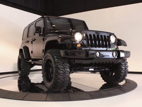 Black 2011 Jeep Wrangler Unlimited Sahara 4x4