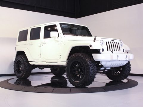 Bright White 2011 Jeep Wrangler Unlimited Sahara 4x4