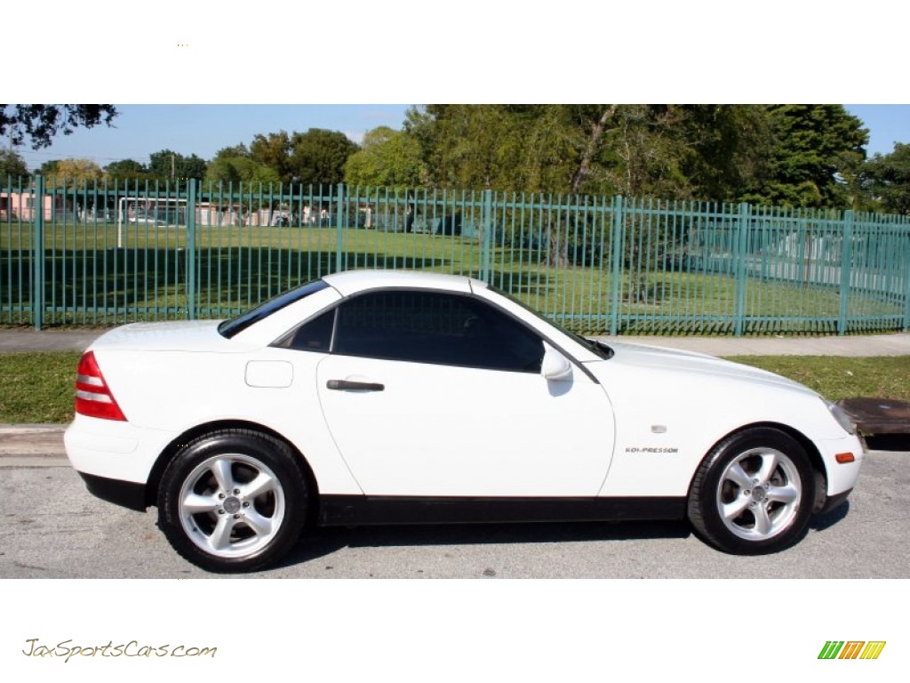 1998 mercedes benz slk 230 kompressor roadster in polar white photo 9 078478 jax sports