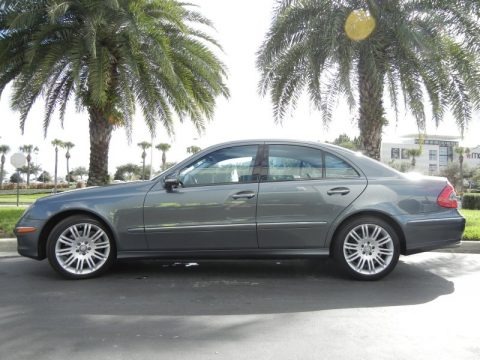 Flint Grey Metallic 2008 Mercedes-Benz E 350 4Matic Sedan Flint Grey Metallic 2008 Mercedes-Benz E 350 4Matic Sedan
