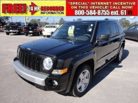 Brilliant Black Crystal Pearl 2010 Jeep Patriot Limited