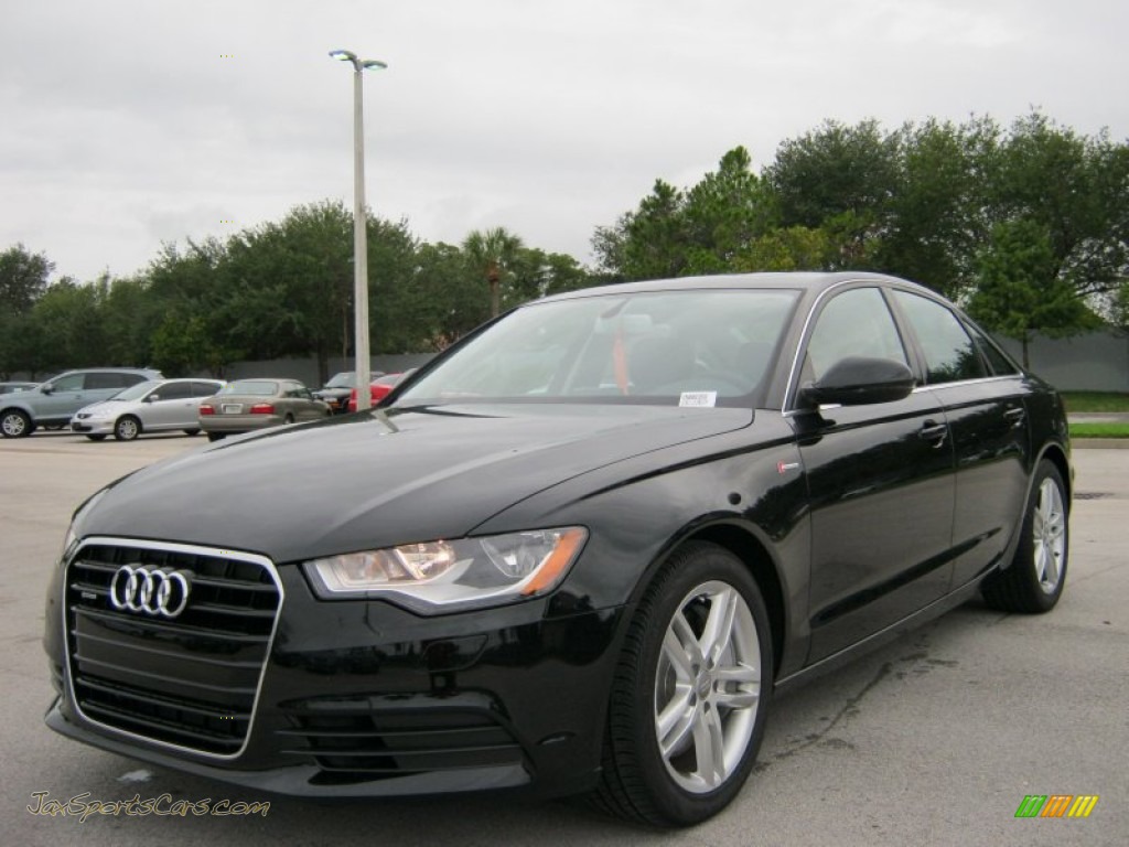 Brilliant Black / Black Audi A6 3.0T quattro Sedan