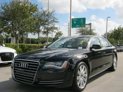 Phantom Black Pearl Effect 2012 Audi A8 L 4.2 quattro Phantom Black Pearl Effect 2012 Audi A8 L 4.2 quattro