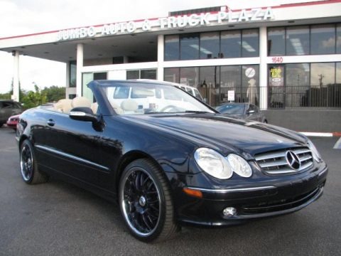 Capri Blue Metallic 2005 Mercedes-Benz CLK 320 Cabriolet